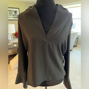 Zara Black Blouse, Size Medium, worn once